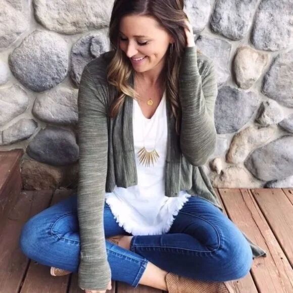 Stella & Dot Kari Fringe Necklace Gold Spikes Pulley Chain 32” Adjustable - Picture 6 of 10